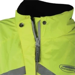 2022 Weatherbeeta Unisex Reflective Lightweight Waterproof Jacket With FREE Reflective Ear Bonnet - Hi Vis Yellow -Equestrian Products Store 2550 202220Weatherbeeta20Unisex20Reflective20Lightweight20Waterproof20Jacket20100526720 20Hi20Vis20Yellow20Close20Up202.700x700