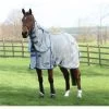 WeatherBeeta ComFiTec Airflow II Detach-A-Neck Rug - Grey / Blue -Equestrian Products Store 2773 1.700x700