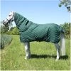 2022 Hy Equestrian DefenceX 100 Stable Rug W / Detachable Neck Cover 29391 - Green 2 2022 Hy Equestrian DefenceX 100 Stable Rug W / Detachable Neck Cover 29391 - Green -Equestrian Products Store 29389 DefenceX System 100 Stable Rug With Detachable Neck Cover Green Navy Light Grey 01.700x700