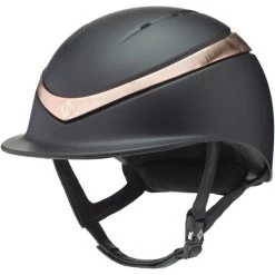 Charles Owen Halo Helmet & Free Headband HALOBRG - Black / Rose Gold