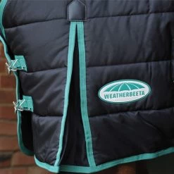 2022 Weatherbeeta Green-Tec Medium-Lite Standard Neck Rug - Black / Green -Equestrian Products Store 3971 3971 3.700x700