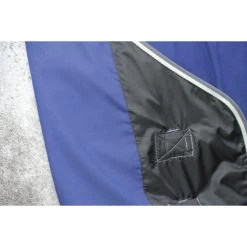 2022 Weatherbeeta Cotton Show Sheet II Standard Neck 1007764001 - Dark Blue / Grey / White -Equestrian Products Store 3972 1007764000 DARKBLUEGREYWHITE WB CTN SHT STD Detail4 Image Null Hero.700x700