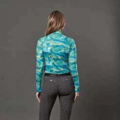2022 Weatherbeeta Womens Ruby Printed Long Sleeve Top 1009342016 - Blue / Orange Swirl 13 2022 Weatherbeeta Womens Ruby Printed Long Sleeve Top 1009342016 - Blue / Orange Swirl -Equestrian Products Store 4043 4043 6.700x700