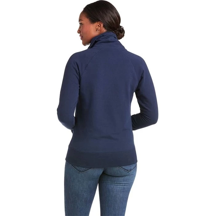 2022 Ariat Womens Logo Full Zip Sweatshirt 10037512 - Team 4 2022 Ariat Womens Logo Full Zip Sweatshirt 10037512 - Team - Image 2