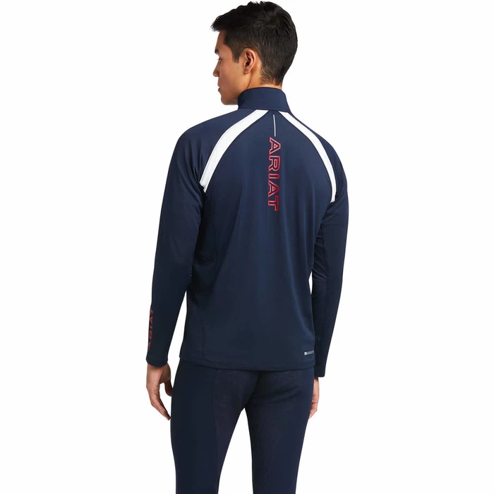 2022 Ariat Mens Sunstopper 1/4 Zip Baselayer 10039183 - Team 4 2022 Ariat Mens Sunstopper 1/4 Zip Baselayer 10039183 - Team - Image 2