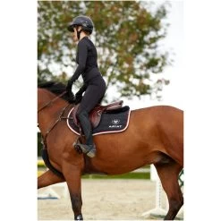 2022 Ariat Womens Ascent 1/4 Zip Long Sleeve Baselayer 10039197 - Black -Equestrian Products Store 4125 S21 WMS ENGL Germany AE G5A9781 RTL.700x700