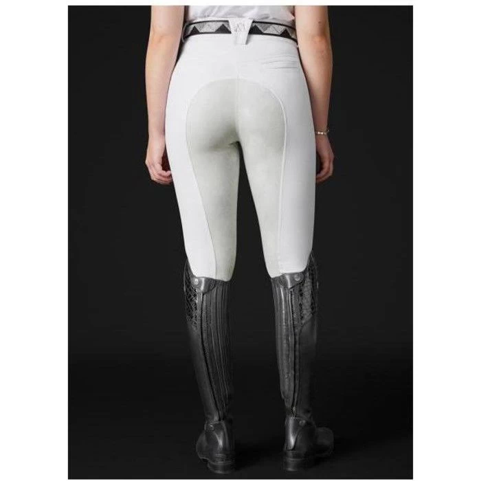 2022 Mountain Horse Womens Diana Clarino Full Seat Breeches 053240200 - White Colour White 7 2022 Mountain Horse Womens Diana Clarino Full Seat Breeches 053240200 - White Colour White - Image 5
