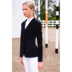 2022 Pikeur Girls Isalienne Show Jacket 159100 - Night Blue -Equestrian Products Store 4472 ss2 lifestyle 20.700x700