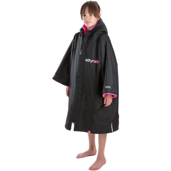 2021 Dryrobe Advance Long Sleeve Premium Outdoor Change Robe LSDABB - Black / Pink Colour Black/Pink 4 2021 Dryrobe Advance Long Sleeve Premium Outdoor Change Robe LSDABB - Black / Pink Colour Black/Pink - Image 2