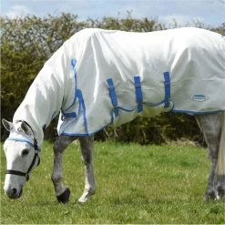 2022 Weatherbeeta Sweet Itch Shield Combo Neck Fly Rug With FREE Fly Mask Bundle WFRFM4 - Blue / White -Equestrian Products Store 4662 2500 202220Weatherbeeta20Sweet20Itch20Shield20Combo20Neck20100620920 20White20Blue2010062092022.2000x2000.700x700
