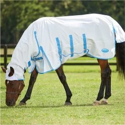 2022 Weatherbeeta Sweet Itch Shield Combo Neck Fly Rug With FREE Fly Mask Bundle WFRFM4 - Blue / White -Equestrian Products Store 4662 2500 202220Weatherbeeta20Sweet20Itch20Shield20Combo20Neck20100620920 20White20Blue2010062092033.2000x2000.700x700