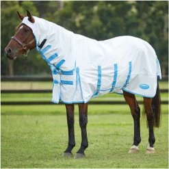 2022 Weatherbeeta Sweet Itch Shield Combo Neck Fly Rug With FREE Fly Mask Bundle WFRFM4 - Blue / White -Equestrian Products Store 4662 2500 202220Weatherbeeta20Sweet20Itch20Shield20Combo20Neck20100620920 20White20Blue2010062092044.2000x20001.700x700