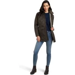 2022 Ariat Womens Belmont Shirt Jacket 10041223 - Earth -Equestrian Products Store 4715 F22 WMS ENGL 10041223 full.700x700