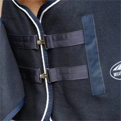 2022 Weatherbeeta Wool Show Sheet With Chest Panel Standard Neck Fleece Rug 10115800 - Navy / White -Equestrian Products Store 4915 202220Weatherbeeta20Wool20Show20Sheet20With20Chest20Panel20Standard20Neck20Rug201011580020 20Navy20White20Close20Up203.700x700