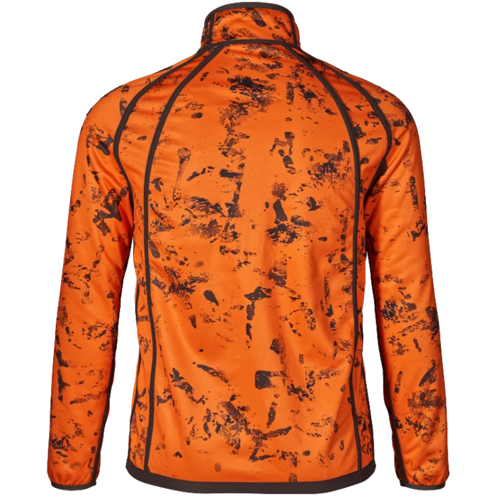 Seeland Mens Vantage Reversible Fleece 130211369 - Pine Green / InVis Orange 6 Seeland Mens Vantage Reversible Fleece 130211369 - Pine Green / InVis Orange - Image 4