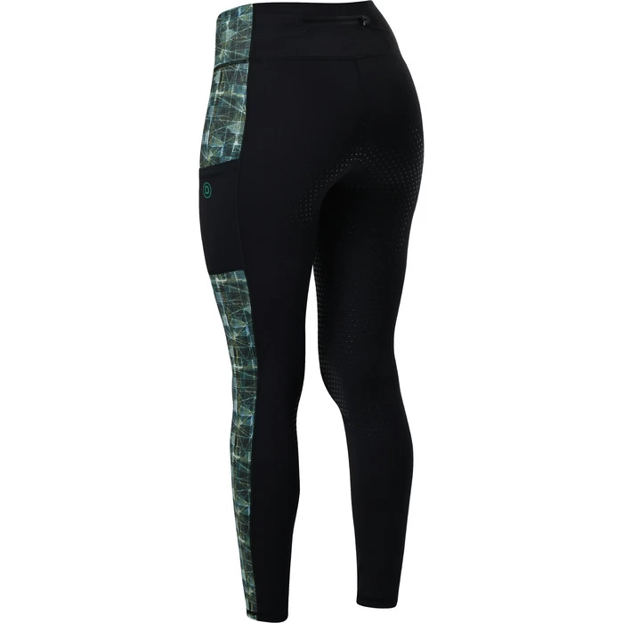 2022 Dublin Womens Zora Print Full Grip Tights 1010964007 - Emerald 4 2022 Dublin Womens Zora Print Full Grip Tights 1010964007 - Emerald - Image 2