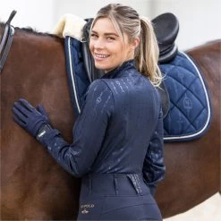 2022 HV Polo Lauren Dressage Saddle Pad 802493450 - Navy Colour Navy -Equestrian Products Store 5355 202220HV20Polo20Lauren20Dressage20Saddle20Pad2080249345020 20Navy20Model202.700x700