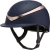 Charles Owen Halo Helmet & Free Headband HALONRG - Navy / Rose Gold
