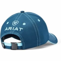 2023 Ariat Team II Cap 10043929 - Deep Petroleum / Mosaic Blue -Equestrian Products Store 5838 202320Ariat20Team20II20Cap201004392920 20Deep20Petroleum20Mosaic20Blue20Back.700x700
