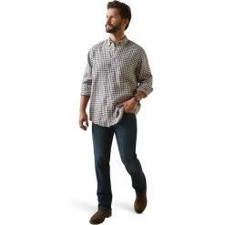 2023 Ariat Mens Mens Sonoma Shirt 10043905 - Banyan Bark Check -Equestrian Products Store 5854 202320Ariat20Mens20Mens20Sonoma20Shirt201004390520 20Banyan20Bark20Check20Front.700x700