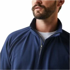 2023 Ariat Mens Portola 1/2 Zip Sweatshirt 10043783 - Navy -Equestrian Products Store 5859 10043783 02.700x700