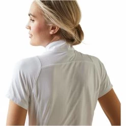 2023 Ariat Womens Luxe Show Shirt 10043820 - White -Equestrian Products Store 5877 10043820 02.700x700