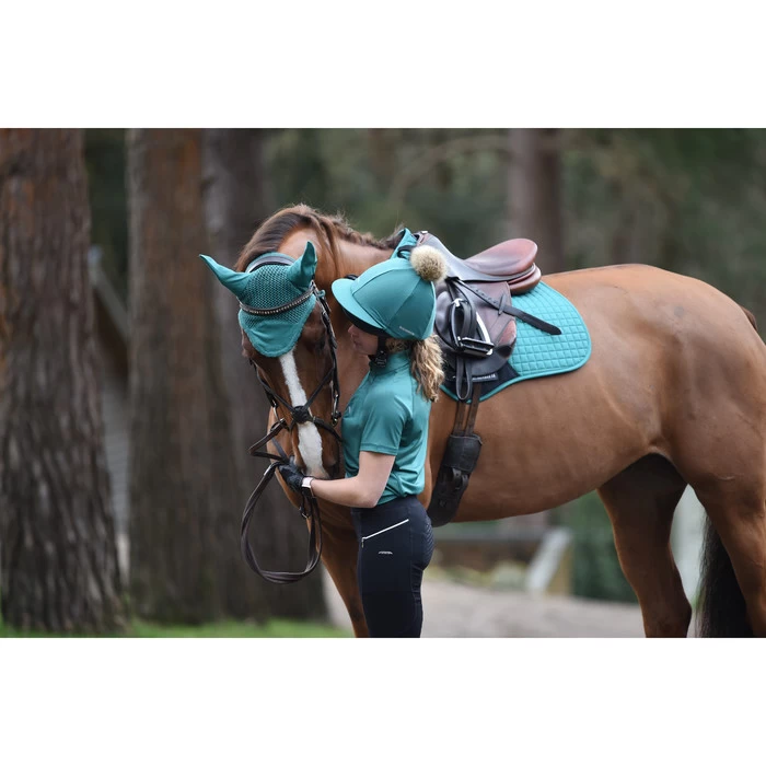 2023 Weatherbeeta Prime Hat / Helmet Silk 100948201 - Green Colour Green 4 2023 Weatherbeeta Prime Hat / Helmet Silk 100948201 - Green Colour Green - Image 2