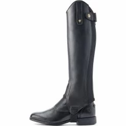 2023 Ariat Heritage Contour Half Chap 10044599 - Black Colour Black -Equestrian Products Store 6073 10044600 side.700x700