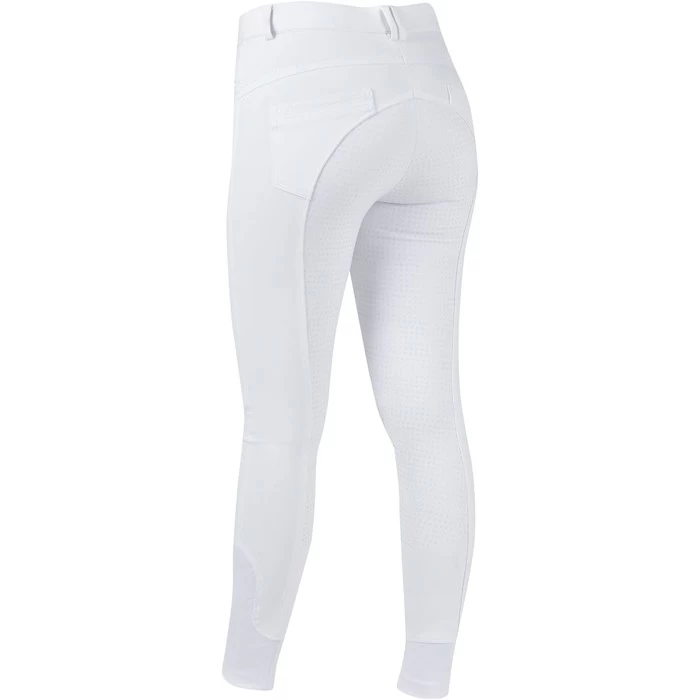2023 Dublin Womens Shelby Full Seat Breeches 10184220 - White Colour White 4 2023 Dublin Womens Shelby Full Seat Breeches 10184220 - White Colour White - Image 2