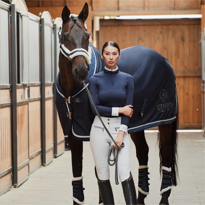 2023 Eskadron Dura Crystal Transport Rug 128831 353 - Navy 4 2023 Eskadron Dura Crystal Transport Rug 128831 353 - Navy - Image 2