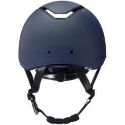 2023 Charles Owen Kylo Standard Peak Riding Helmet KYLO - Navy Matte / Pewter -Equestrian Products Store 6304 202320Charles20Owen20Kylo20Standard20Peak20Riding20Helmet20KYLO20 20Navy20Matte2020Pewter20back.700x700