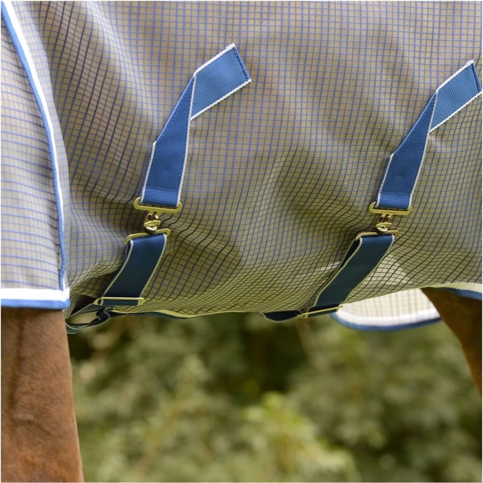 2023 Weatherbeeta Horse Comfitec Ripshield Plus With FREE Fly Mask 101837908049 - Navy / White / Black 6 2023 Weatherbeeta Horse Comfitec Ripshield Plus With FREE Fly Mask 101837908049 - Navy / White / Black - Image 4