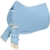2023 Eskadron Cotton Compact Saddle Pad & Softslate Evo-Wool Brushing Boots Bundle 222087555087 - Light Blue Colour Light Blue -Equestrian Products Store 632920Bundle20Main.700x700