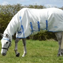 2023 Weatherbeeta Sweet Itch Shield Fly Rug With FREE Fly Mask WFRFM3 - White / Blue / Navy -Equestrian Products Store 6372 202220Weatherbeeta20Sweet20Itch20Shield20Combo20Neck20100620920 20White2020Blue2010062092022.700x700