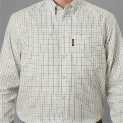 2023 Harkila Mens Allerston Long Sleeve Shirt 140114515 - Emerald Green / White 15 2023 Harkila Mens Allerston Long Sleeve Shirt 140114515 - Emerald Green / White -Equestrian Products Store 6688 202320Harkila20Mens20Allerston20Long20Sleeve20Shirt2014011451520 20Emerald20Green2020White20Close20Up.700x700