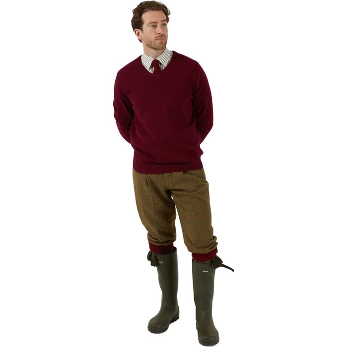 2023 Alan Paine Mens Combrook Tweed Shooting Breeks COMGBRK - Sage Colour Sage 4 2023 Alan Paine Mens Combrook Tweed Shooting Breeks COMGBRK - Sage Colour Sage - Image 2
