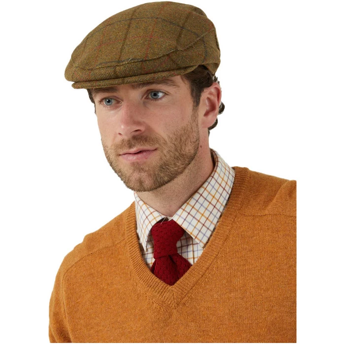 2023 Alan Paine Mens Combrook Tweed Flat Cap COMGCAP - Thyme Colour Thymw 5 2023 Alan Paine Mens Combrook Tweed Flat Cap COMGCAP - Thyme Colour Thymw - Image 3
