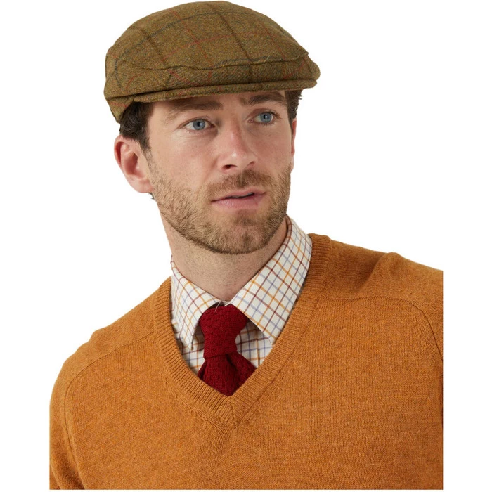 2023 Alan Paine Mens Combrook Tweed Flat Cap COMGCAP - Thyme Colour Thymw 4 2023 Alan Paine Mens Combrook Tweed Flat Cap COMGCAP - Thyme Colour Thymw - Image 2