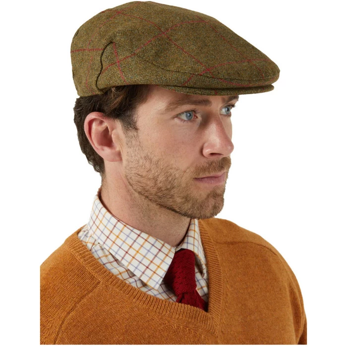 2023 Alan Paine Mens Combrook Tweed Flat Cap COMGCAP - Sage Colour Sage 6 2023 Alan Paine Mens Combrook Tweed Flat Cap COMGCAP - Sage Colour Sage - Image 4