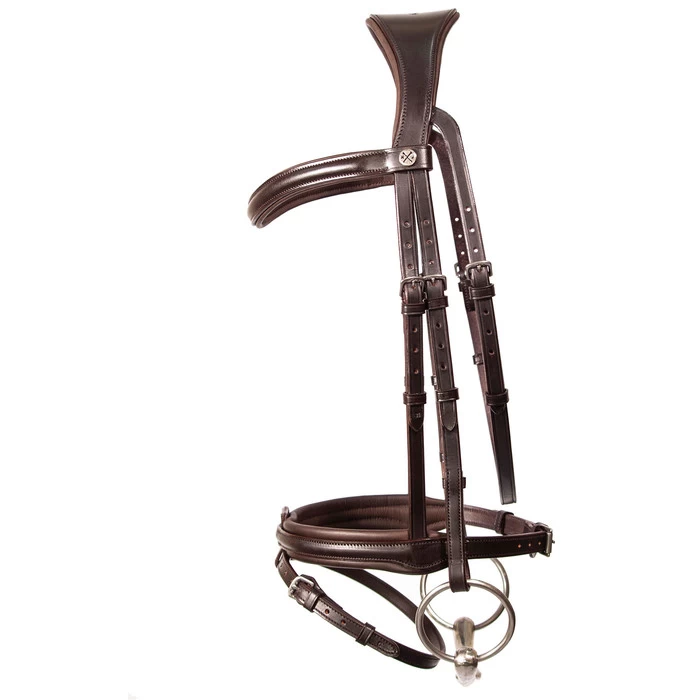 2023 Henry James Saddlery Comfort Flash Bridle HJ-BR-02 - Havana Brown Colour Havana Brown 4 2023 Henry James Saddlery Comfort Flash Bridle HJ-BR-02 - Havana Brown Colour Havana Brown - Image 2