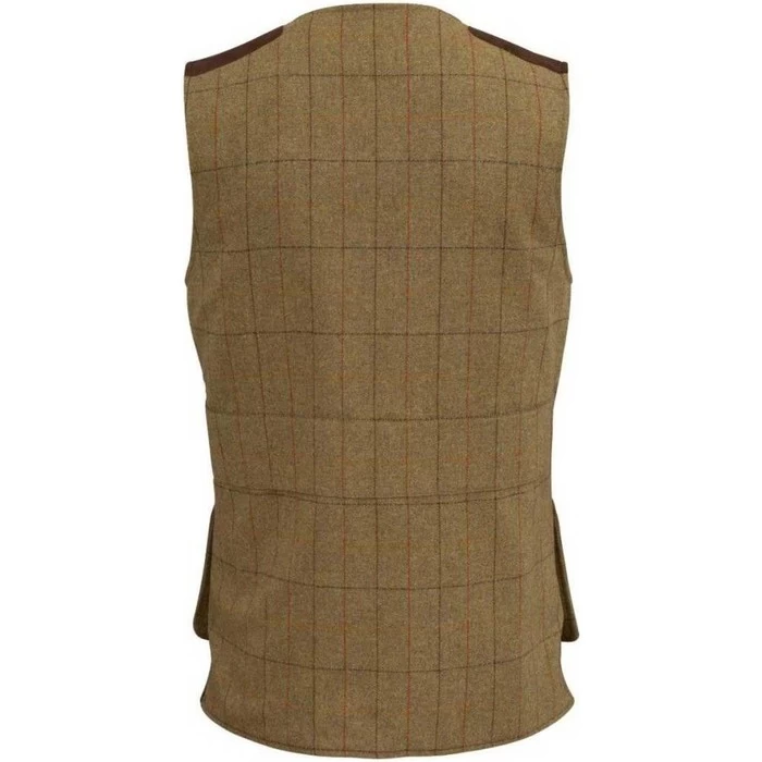 2023 Alan Paine Mens Combrook Tweed Gilet COMGWCT - Elm Colour Elm 4 2023 Alan Paine Mens Combrook Tweed Gilet COMGWCT - Elm Colour Elm - Image 2