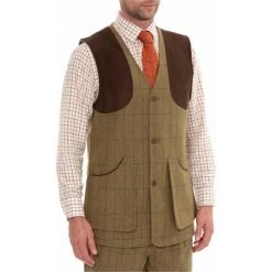 2023 Alan Paine Mens Combrook Tweed Gilet COMGWCT - Elm Colour Elm 8 2023 Alan Paine Mens Combrook Tweed Gilet COMGWCT - Elm Colour Elm -Equestrian Products Store 7032 Alan Paine Mens Combrook Tweed Shooting Waistcoat Elm 2.2000x2000.700x700