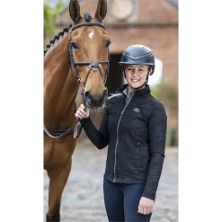 Charles Owen Luna Helmet & Headband LUNABMBM - Black Matt -Equestrian Products Store A2I9700 HR Print.700x700