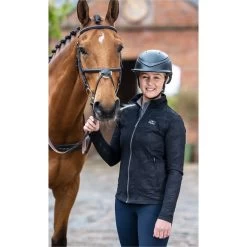 Charles Owen Luna Wide Peak Helmet & Free Headband LUNAWPNMNG - Navy Matt / Navy Gloss -Equestrian Products Store A2I9700 LR Web203201.700x700