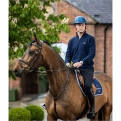 2021 Charles Owen Luna Helmet & Free Headband LUNANMNG - Navy Matt / Navy Gloss -Equestrian Products Store A2I9741 LR Web.700x700