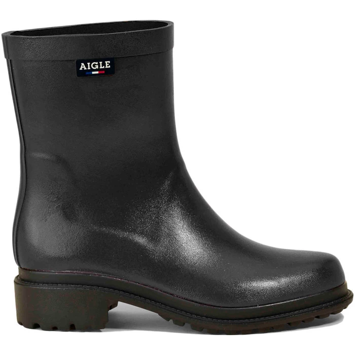 2023 Aigle Womens Fulfeel Mid Wellington Boot NB8814 - Black 3 2023 Aigle Womens Fulfeel Mid Wellington Boot NB8814 - Black