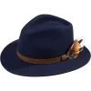 2023 Alan Paine Mens Richmond Felt Hat RICGFEL - Navy Colour Navy