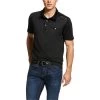 Ariat Mens Norco Polo Shirt 10030350 - Black -Equestrian Products Store Ariat Mens Norco Polo Shirt 10030350 Black.700x700