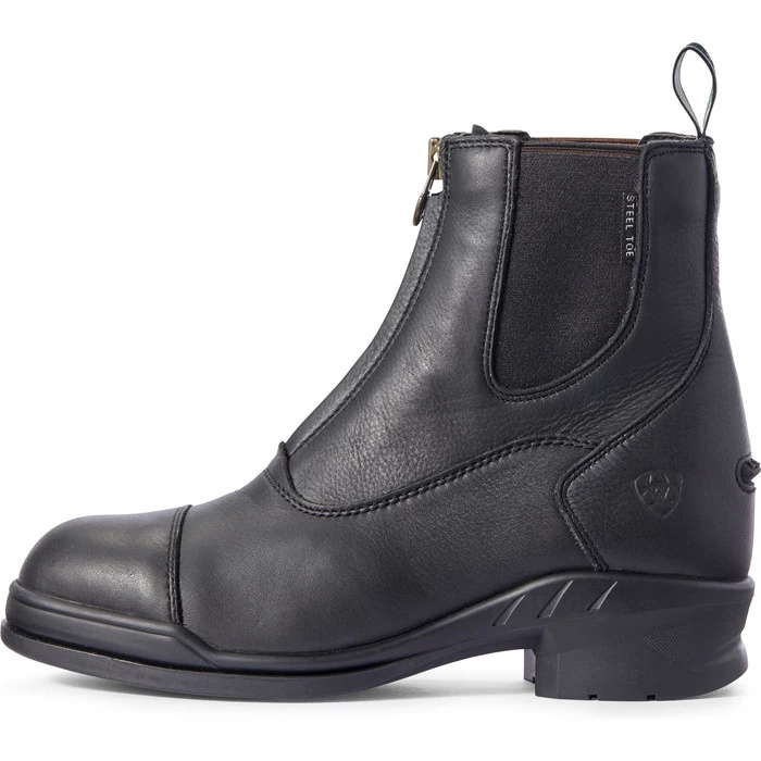 Ariat Womens Heritage IV Zipped Steel Toe Boots 10031421 - Black 4 Ariat Womens Heritage IV Zipped Steel Toe Boots 10031421 - Black - Image 2