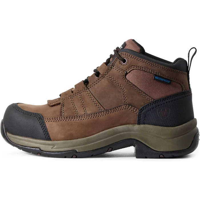 Ariat Womens Telluride Work H20 CT Boots Distressed Brown 4 Ariat Womens Telluride Work H20 CT Boots Distressed Brown - Image 2